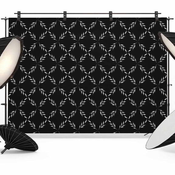 White Diamond Lattice Photography Backdrop 7x5FT, Black Retro Plaid Texture Photo Backdrops, Background for Photography Studio Photo Studio Background, Back Drop for Photoshoot