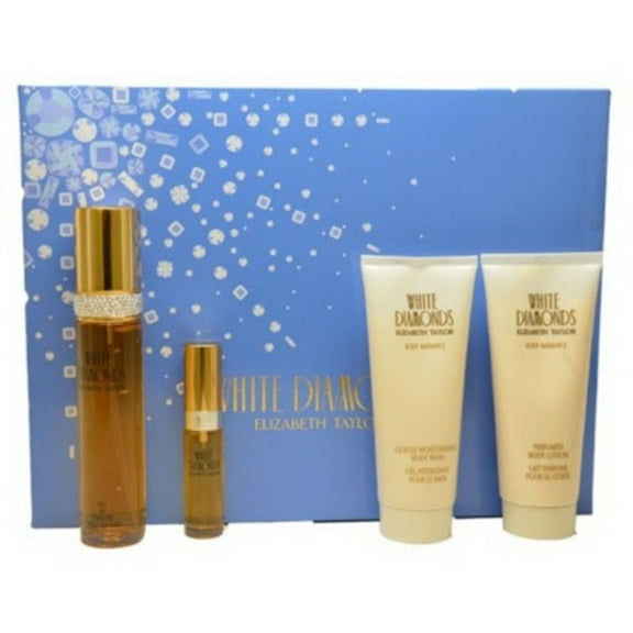 White Diamonds By Elizabeth Taylor Women, 4 Pieces 1 Each