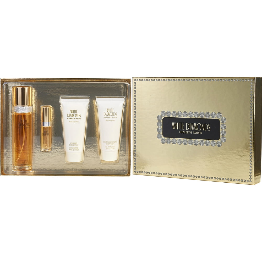 White Diamonds By Elizabeth Taylor 4 Piece Gift Set For Women white-diamonds-by-elizabeth-taylor-4-piece-gift-set-for-women