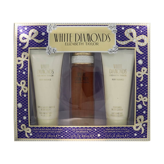 White Diamonds 3.3 Eau De Toilette Spray by Elizabeth Taylor Gift Set for Women