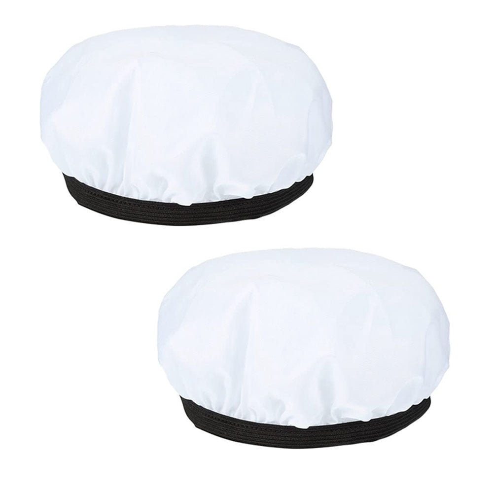Large Round Ceiling Lamp Shade Cover – Waterproof Elastic Fabric Diffuser, Fits 16-23" Diameter, White
