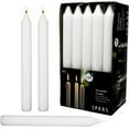 thumbnail image 1 of White Dinner Taper Candles 7 inch Tall Dripless Smokeless unscented for candlesticks 6 Hour Long Burning Candle Decorate Your Table Wedding and Christmas - Household Candle Stick 20 Pack, 1 of 5