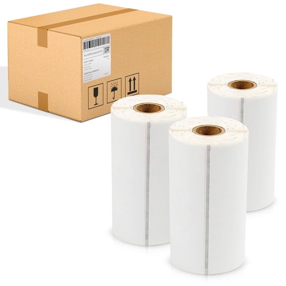 Direct Thermal Shipping Labels White Perforated with Timing Mark 3360 count 4 x 6 in