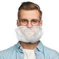 thumbnail image 1 of ABC Pack & Supply Disposable Polypropylene Beard Nets for Work, 18 Inches, White (5000 Pack), 1 of 8