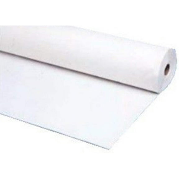 White Disposable Plastic Table Cover Roll 40 x 100 ft Party Supplies Decorations