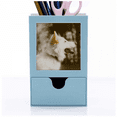 thumbnail image 1 of White Dog Pet Animal Photo Desk Supplies Organizer Pen Holder Card, 1 of 3