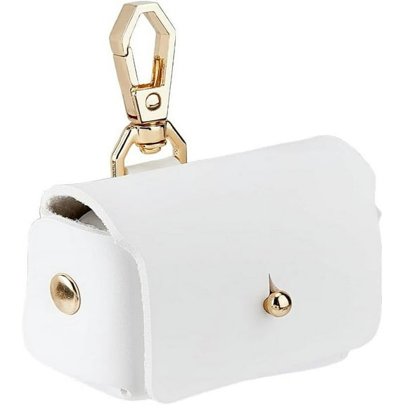 White Dog Ring Bearer Holder Leather Pillow Box for DIY Pet Collar Wedding Pouch Gift for DIY Proposal Engagement Supplies