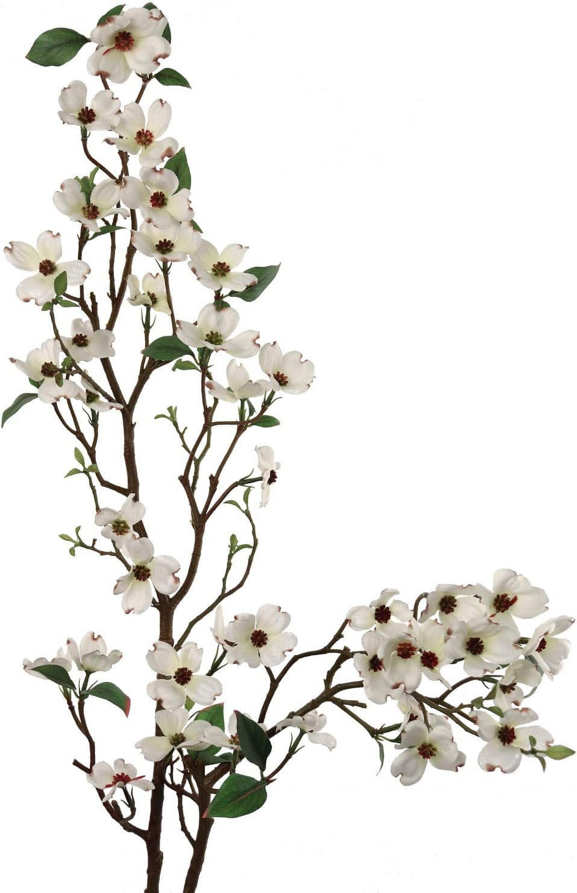 White Dogwood Branchspray (Pack Of 2) Realistic & Durable Artificial