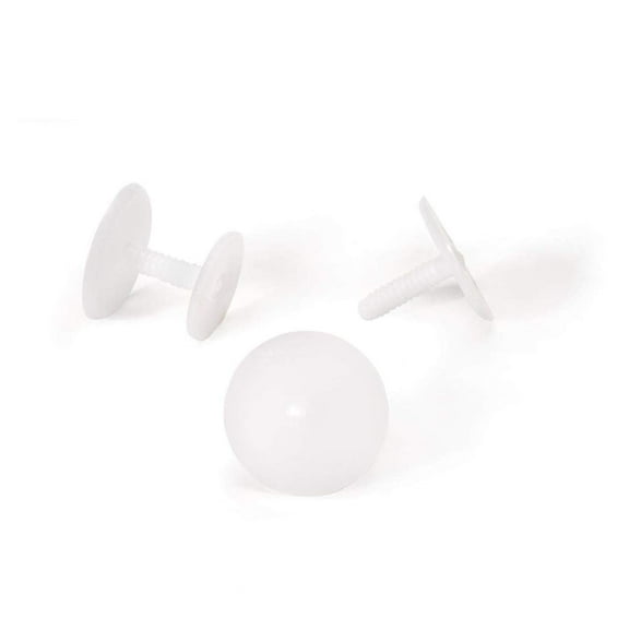 White Doll Joints for Creating or Fixing Your Own Doll or Teddy Doll 12 Sets