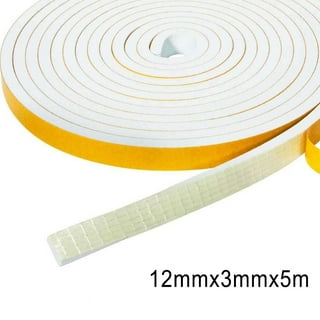 2 Rolls Weather Stripping,1/4 Inch Wide X 1/8 Inch Thick Foam Seal