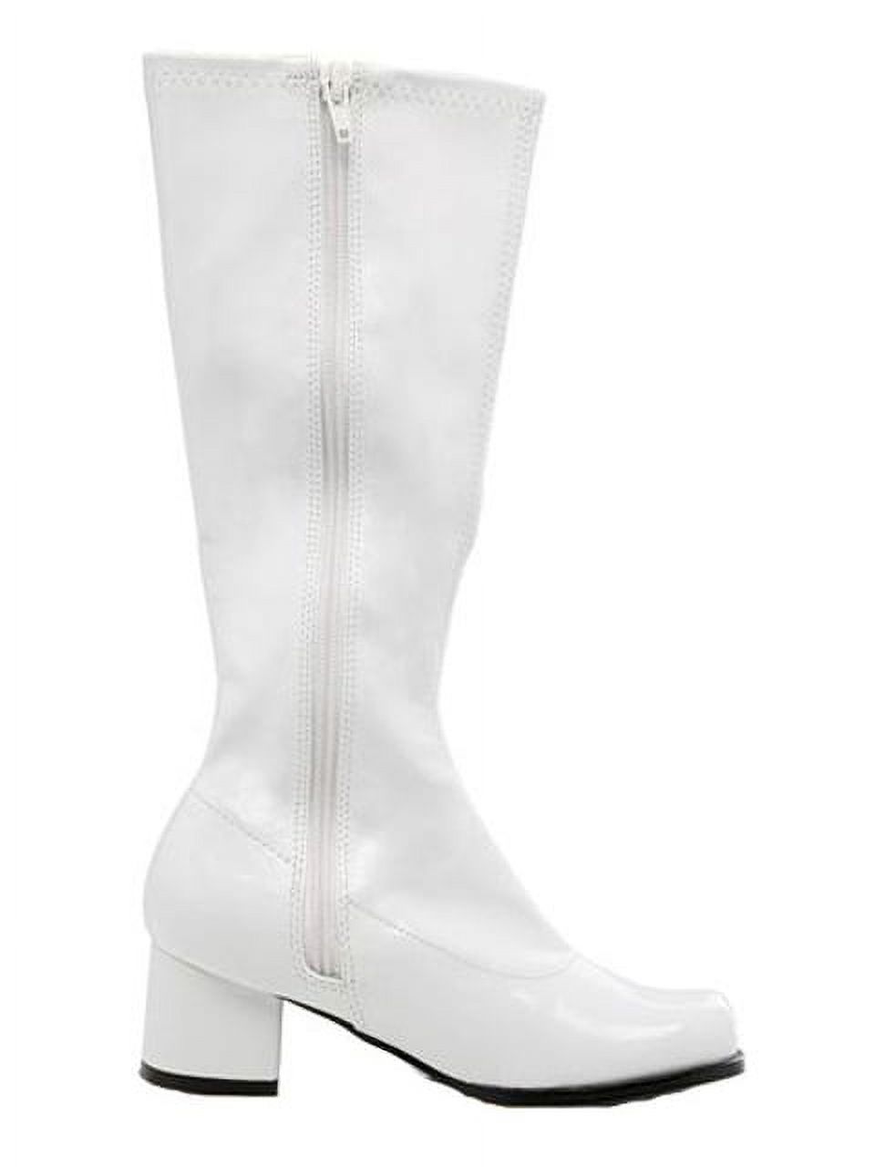White Dora Go-Go Boots for Girls, Halloween Costume Accessories, 13-1 Shoe Size - image 1 of 2