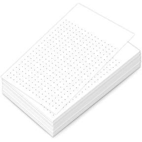 White Dot Grid Vertical Index Cards, 3 X 5 Inches | 100 Sheets Per Pack