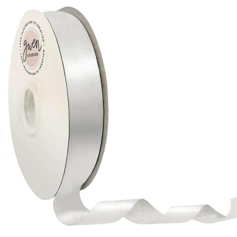 New 2-2.5cm White Chiffon Ribbons Sewing Art Handmade Diy