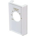 White Double Pole Line Volt Thermostat Cover for Old Style D22 HVAC