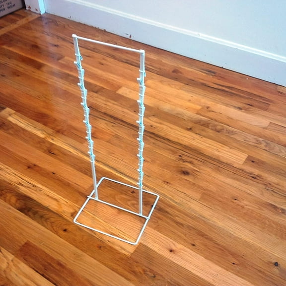 White Double Round Strip Potato Chip, Candy Clip Counter Display Rack