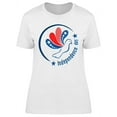 thumbnail image 1 of White Dove Independence Day  T-Shirt Women -Image by Shutterstock, Female 3X-Large, 1 of 2