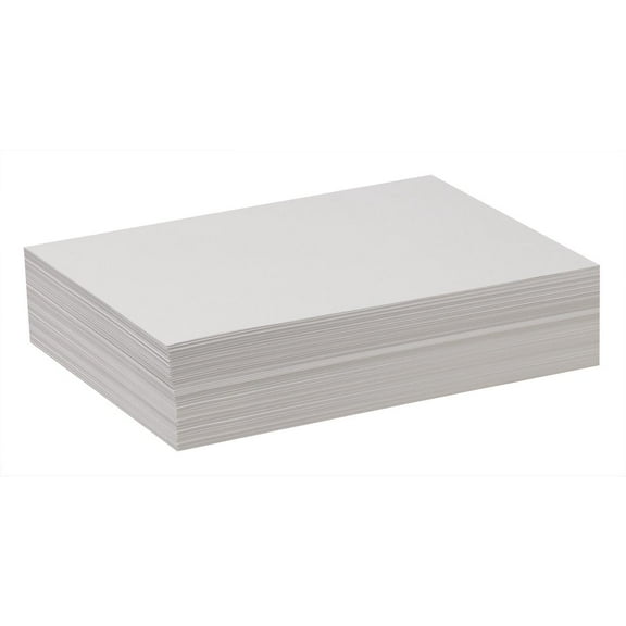 White Drawing Paper, 57lb, 12 X 18, Pure White, 500/ream | Bundle of 5 Reams