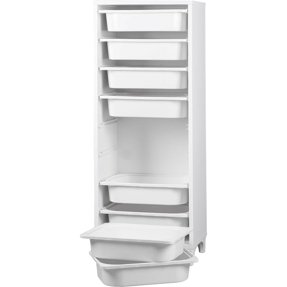 White Dresser, Closet Organizers and Storage, Storage Cabinet Bins, Drawers, 8 Shelf Wood Bathroom Office Kitchen Garage Pantry Organizer Chest Shelf Shoe Rack