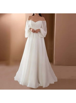 Sexy Long Sleeves Mermaid Wedding Dresses Lace Bridal Gown Evening Dress  for Women Wedding Party Dress Plus Size White