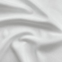 White DriCloth Microfiber Jersey Fabric Athletic Polyester Spandex 60" Wide Stretch Sold BTY