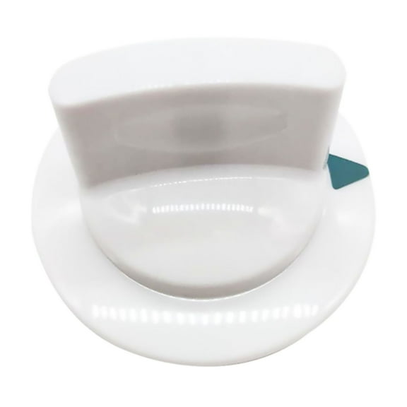 White Dryer Timer Control Knob Durable, Direct Replacement for GE Models Washing Machine Button Parts
