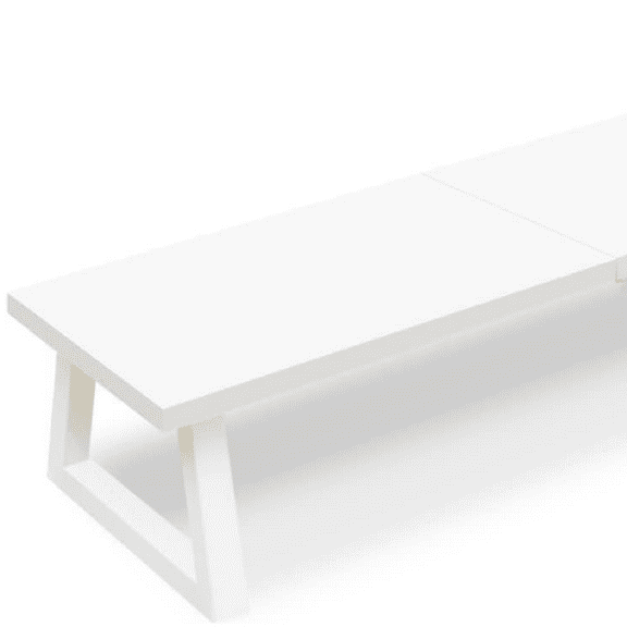 White Dual Monitor Riser for 2 Monitors-42inch, Wood Desktop Dual Stand with Metal Legs, Long Screen/PC/Laptop Storage,Computer Shelf TV Holder Home Office