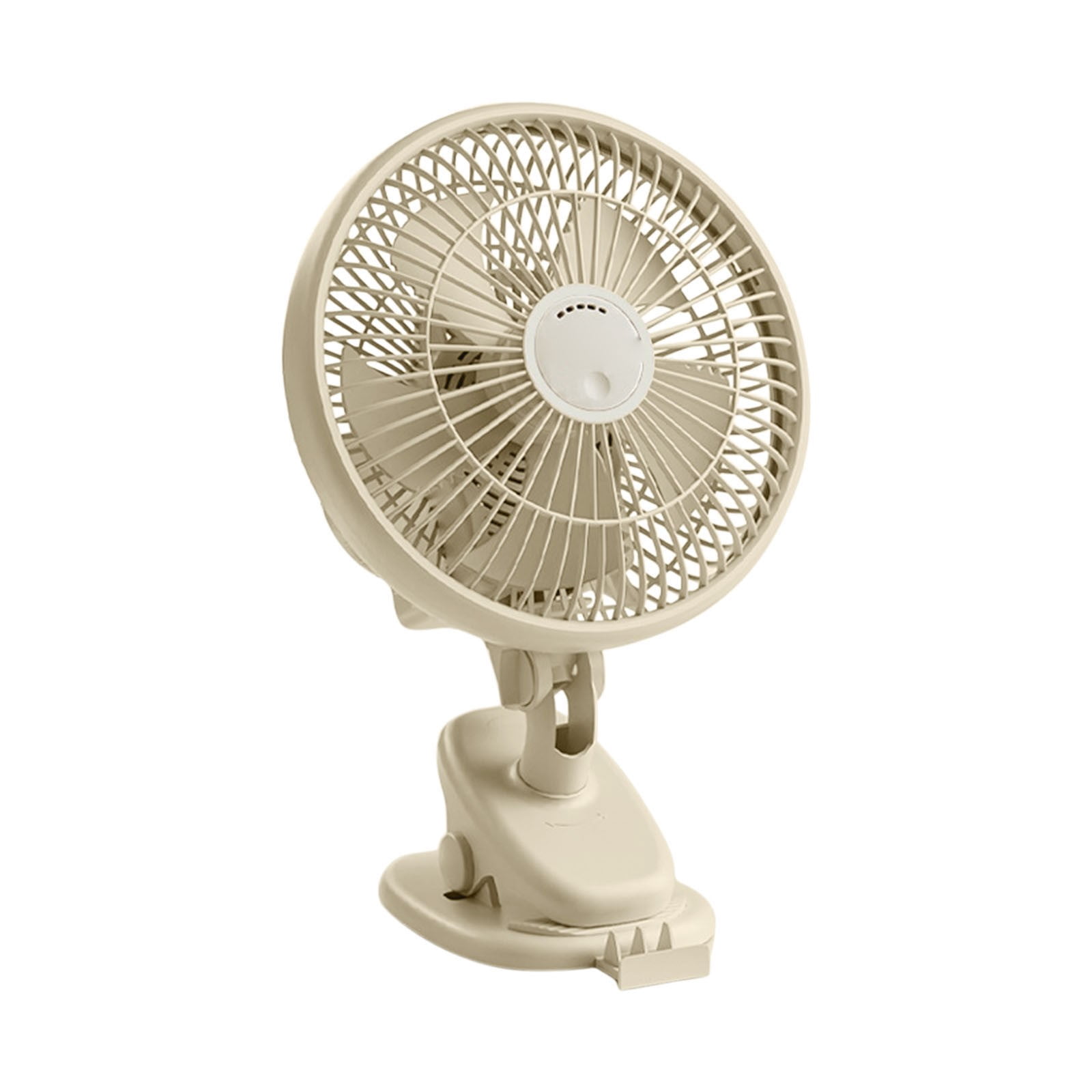 White Dual Speed Clamp Type Rotating Fan With Aromatherapy Box ...
