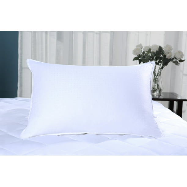 White Duck Down All Position Sleeper Single Pillow, 400 Thread Count ...