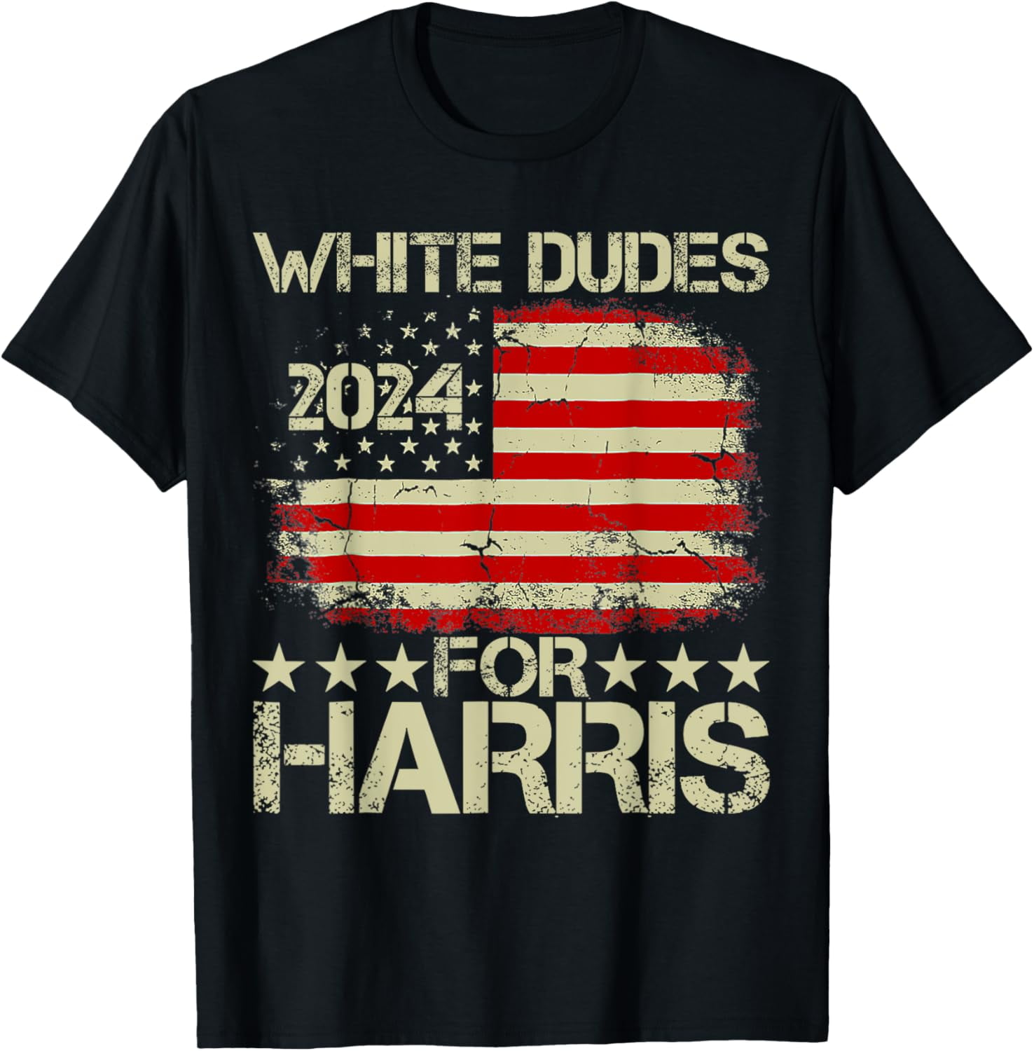 White Dudes For Kamala Harris 2024 President Election Retro TShirt
