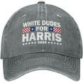 White Dudes for Kamala Harris 2024 Hat Classic Fashion Adjustable Caps