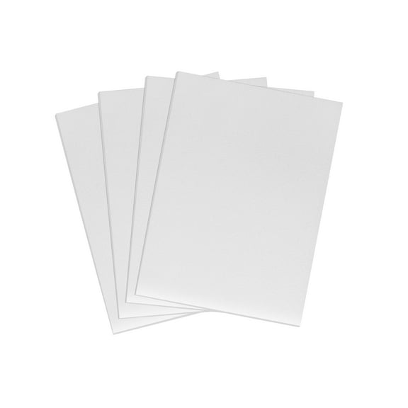 White EVA Foam Sheet, 9 inch x 12 inch, 6 mm- Extra Thick! Great for Crafts! (Pack Of 4)