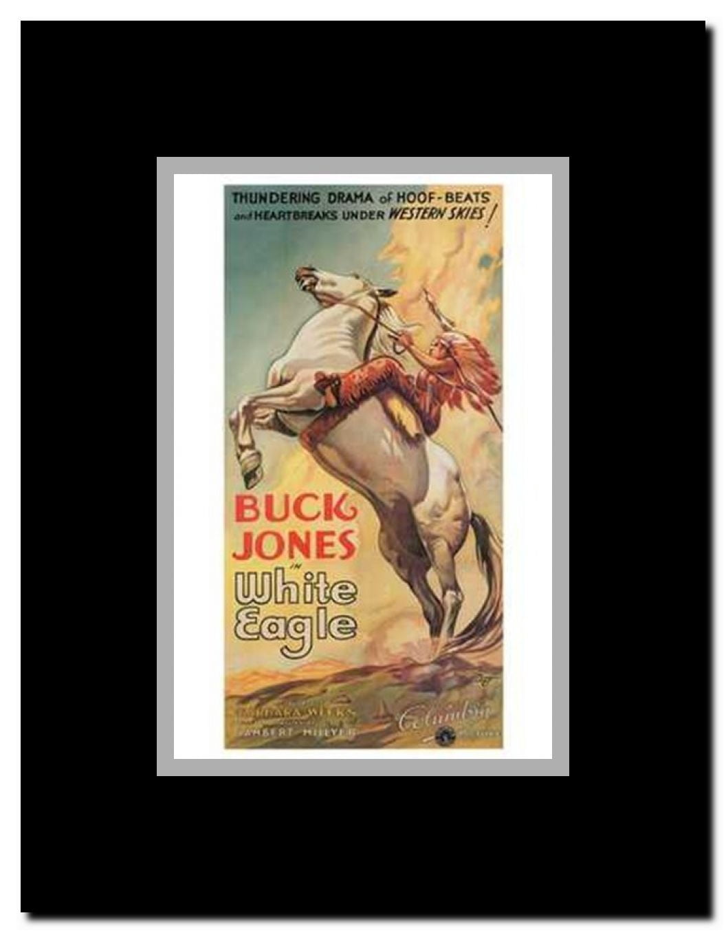 White Eagle Framed Movie Poster