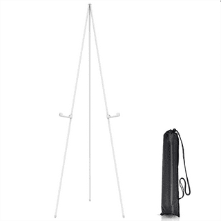 Nicpro Folding Easels for Display,6 Pack 63 Inch Metal Floor Easel Stand  Bulk Tripod Black Portable for Artist Poster Wedding with Carry Bag :  : Home