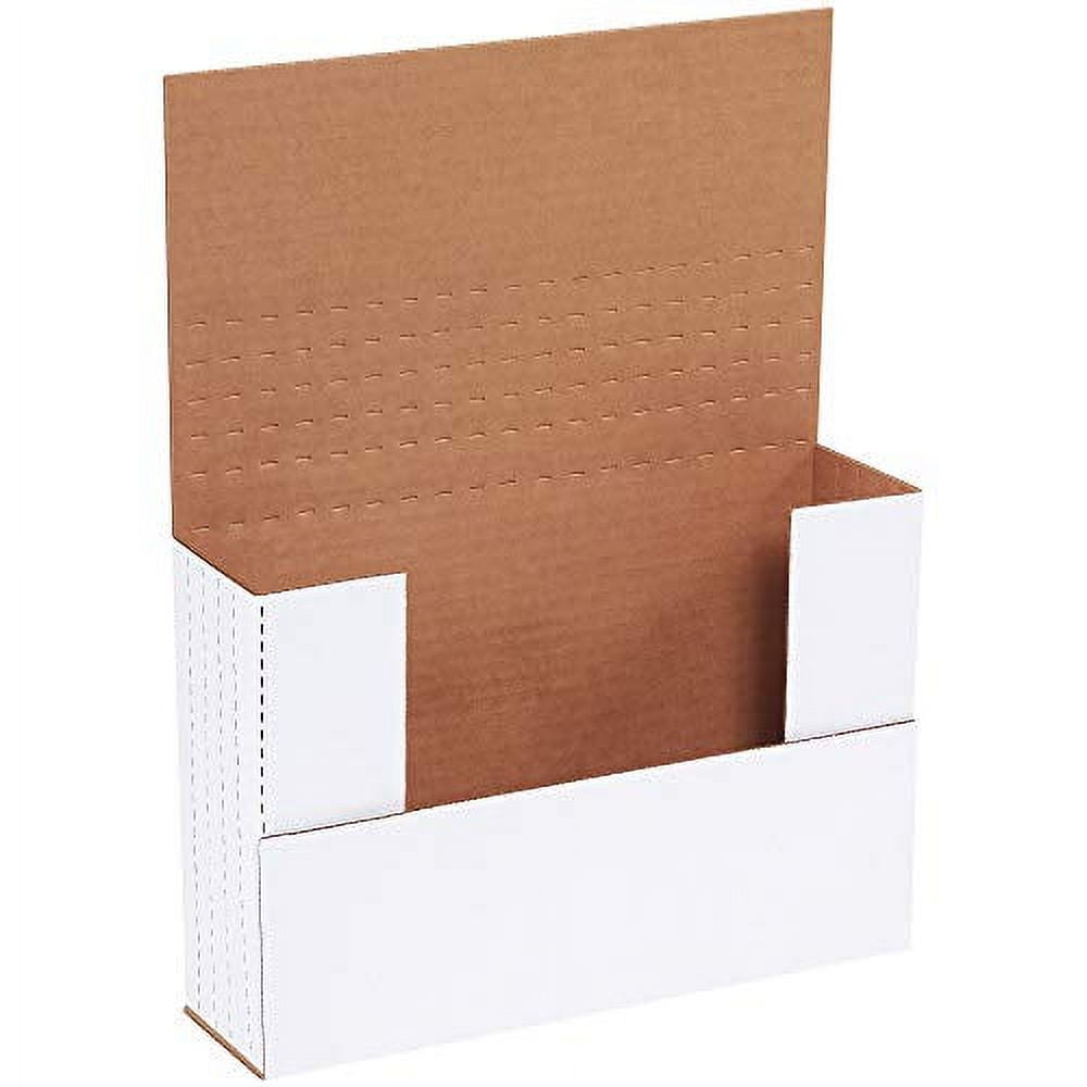 White EasyFold Mailing Boxes, 9 5/8 X 6 5/8 X 2 1/2 Inches, Pack Of 50
