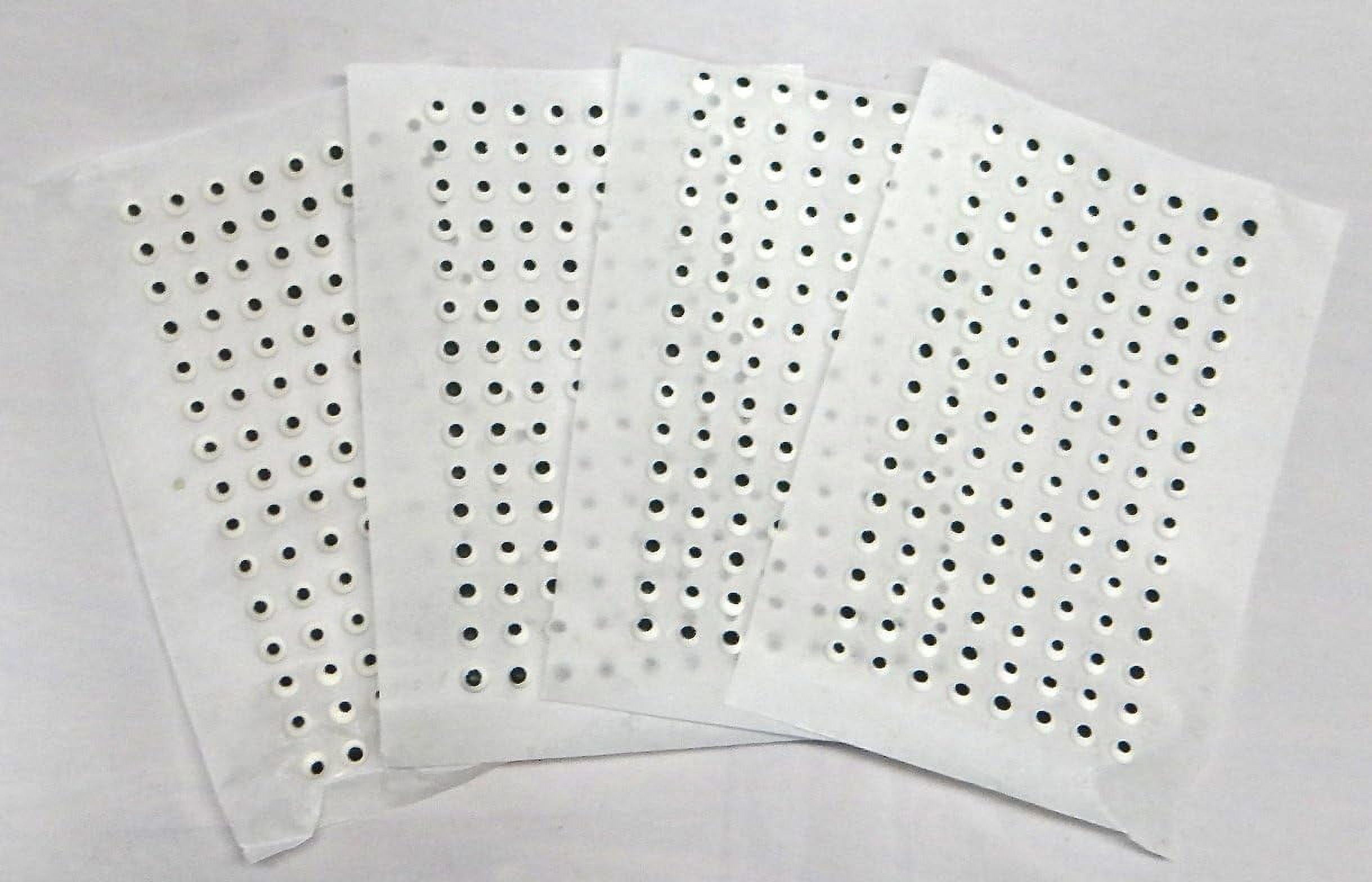 White Edible Icing Eyes Cake Candy Cookie Decorations 1/4" 1000 count