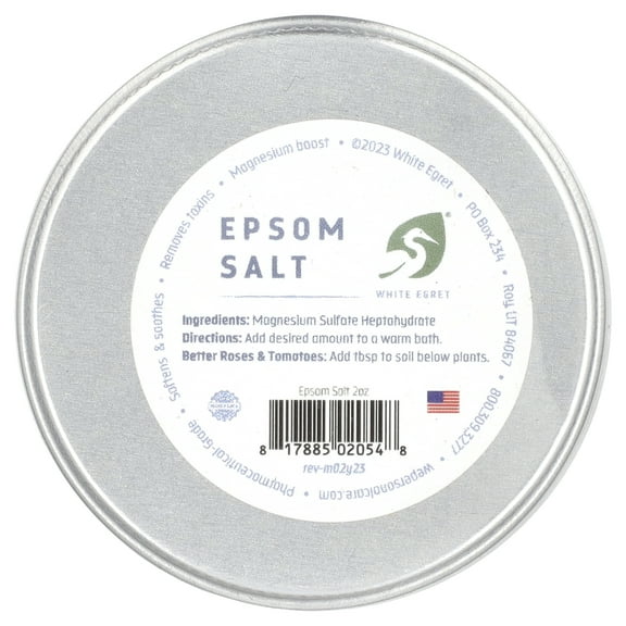 White Egret Epsom Salt, 2 oz