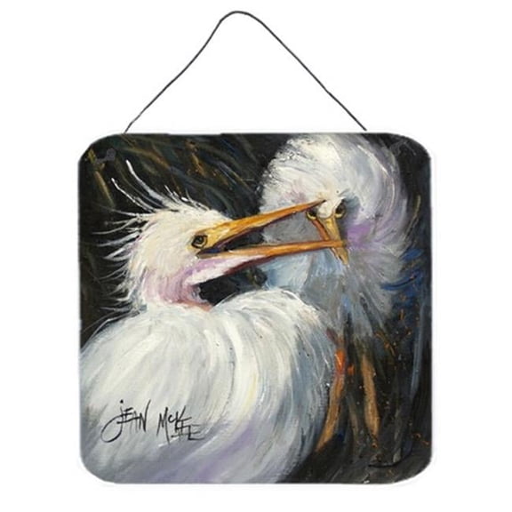 White Egret Wall and Door Hanging Prints