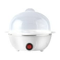 thumbnail image 1 of White Electric Egg Cooker - 7 Egg Capacity, Automatic Shut Off, Compact Hard & Soft Boiled Egg Maker for Kitchen, 1 of 6