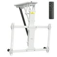 thumbnail image 1 of White Electric Motorized Flip Down Pitched Ceiling TV Mount, 32" to 70" Screen, 1 of 5
