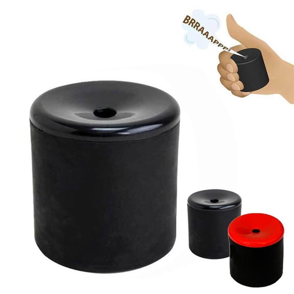 White Elephant Gift, Silicone Rubber, 1.7X1.6 In, Black, Desk Prank, Stress Free Prank, Joke Gift, Trick Toys, Birthday Gift, Party Favor, 1 Pc