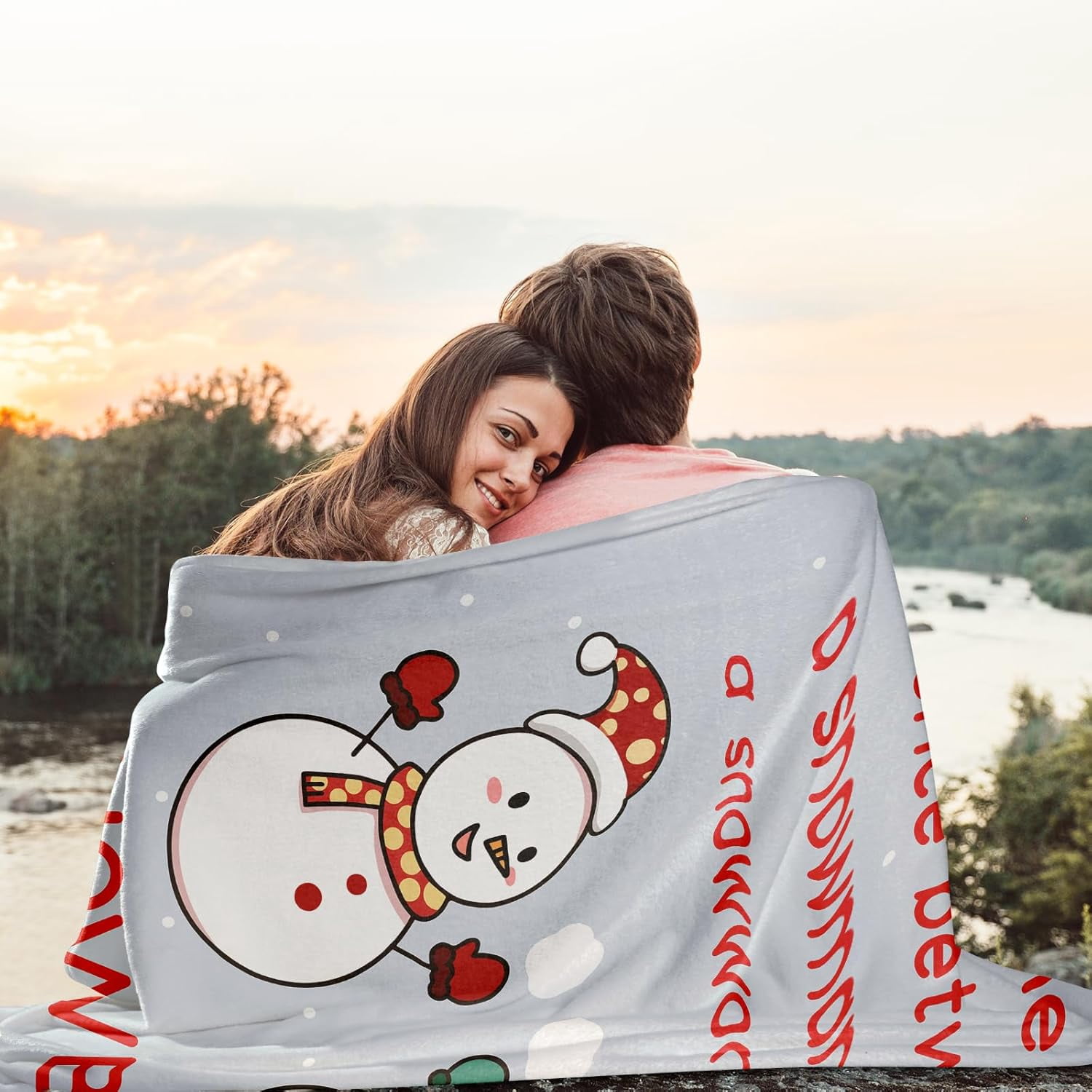 White Elephant Gifts for Adults Blanket Gag Gifts for Boyfriend Husband BFF Best Friend Funny Christmas Throw Novelty Gifts Stocking Stuffers for Women Men Xmas Anniversary Valentines Day (40x50)
