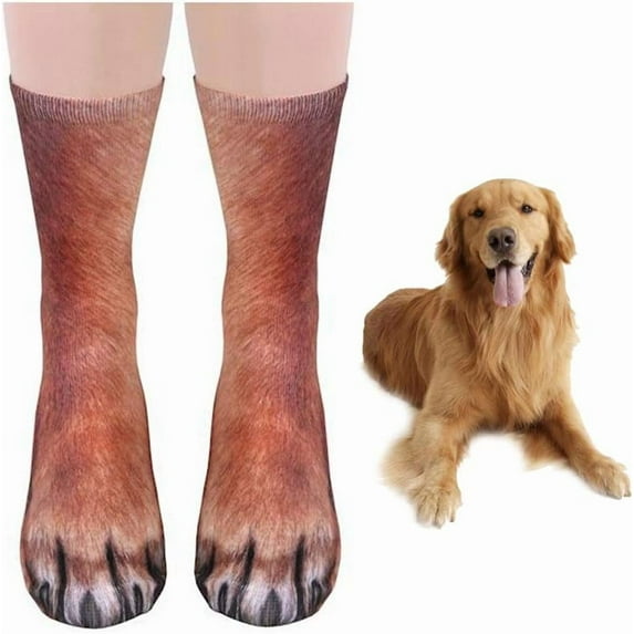 White Elephant Gifts for Adults-Animal Paw Socks Christmas Gifts Stocking Stuffers for Women Men Teens