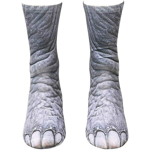 White Elephant Gifts for Adults-Animal Paw Socks Christmas Gifts Stocking Stuffers for Women Men Teens
