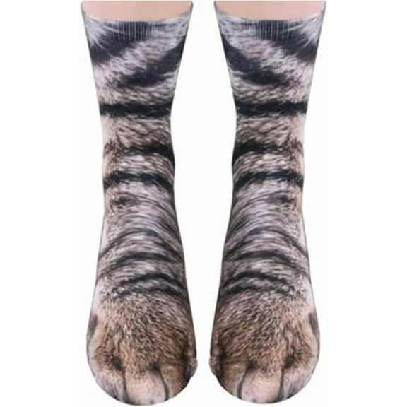 White Elephant Gifts for Adults-Animal Paw Socks, Gag Christmas Gifts Stocking Stuffers for Women Men Teen Boys Girl
