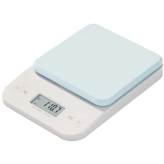White Elf Pro Digital Kitchen Scale 6kg/0.1g - Ultra Precise Baking Scale with Backlit LCD, Tare Function, 9 Units Conversion - Perfect for Coffee, Baking, Meal Prep (White Elf 6kg/0.1g)