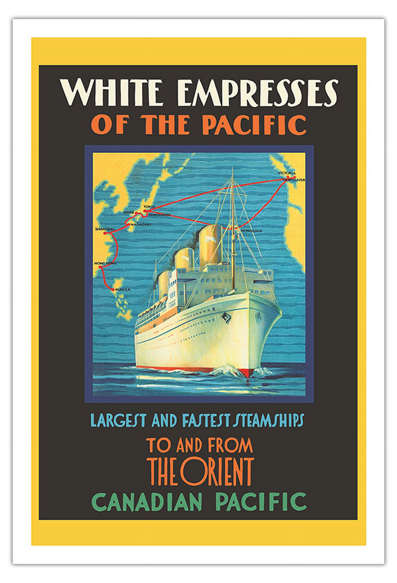 White Empress of the Pacific - To And From The Orient - Canadian