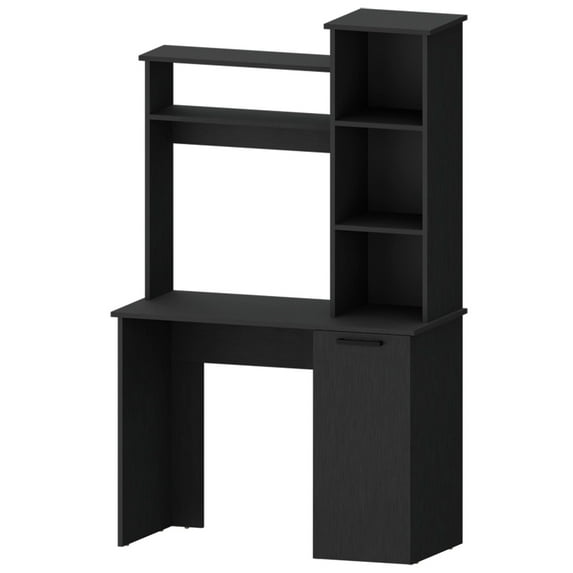 White Engineered Wood Desk With & Storage - 7 In. Package Height For Compact And Extra Space 63.51 High Better Organization