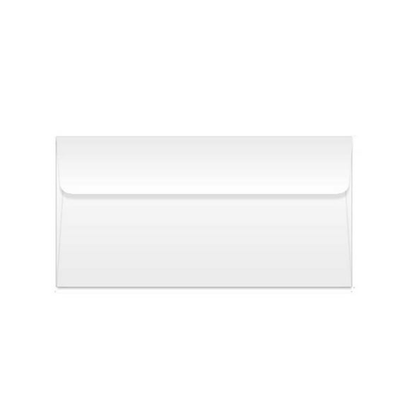 UKCOCO 100Pcs Business Commercial Envelopes White Paper Material Sturdy Lightweight for Invitations