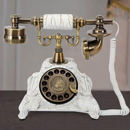 White European Style Telephone European Retro Telephone for Hotels, Bars, Offices, Galleries, Jewelry Firms, Homes