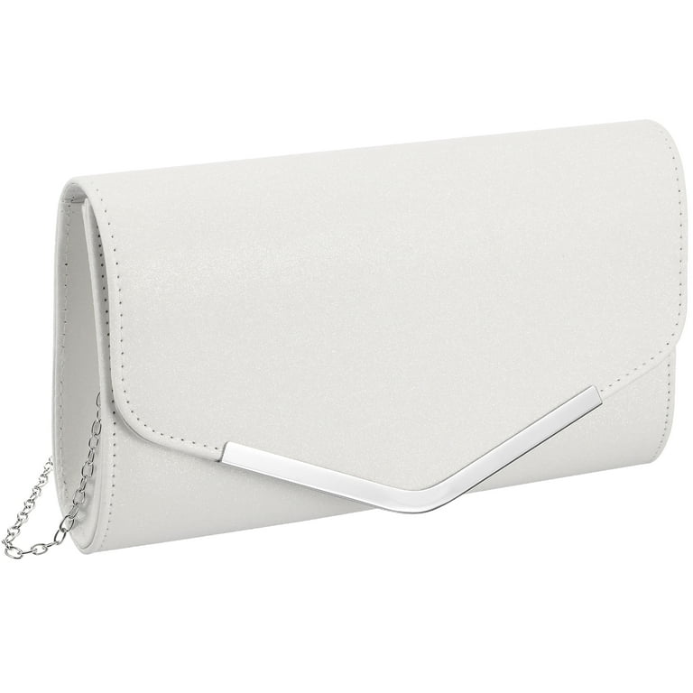White clutch purse discount